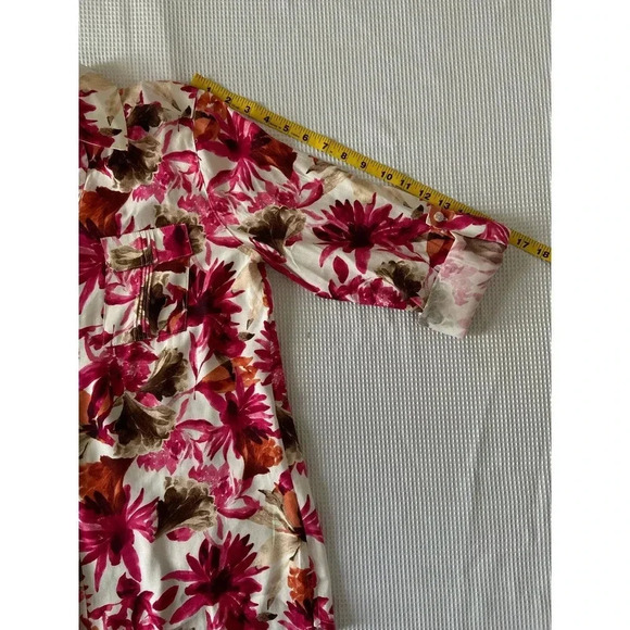 Chico’s floral Printed Blouse SIZE 0/ XS - Picture 8 of 10